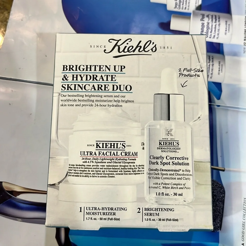 Kiehl's brighten babes set dark spot corrector 30ml + ultra facial cream 50ml
